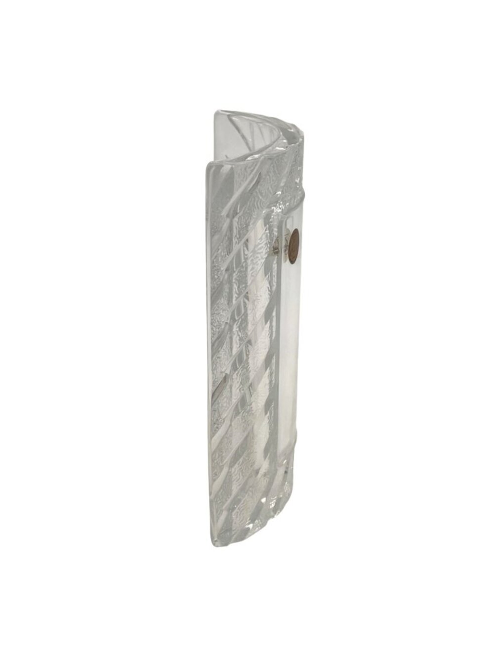 Cristal d'Arques France Curved Lead Crystal Picture Frame Decorative 4"x6" Photo - Picture 6 of 14
